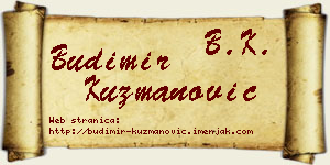 Budimir Kuzmanović vizit kartica